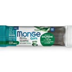 Monge Meat Bars Skin Support Barretta Per Cani Adulti Salmone Fresco Con Aloe 40g