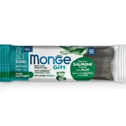 Monge Meat Bars Skin Support Barretta Per Cani Adulti Salmone Fresco Con Aloe 40g