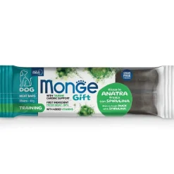 Monge Meat Bars Training Barretta Per Cani Adulti Anatra Fresca Con Spirulina 40g