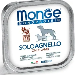 Monge Monoprotein Solo Agnello Cibo Umido Per Cani Adulti 150g