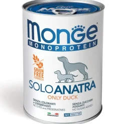 Monge Monoprotein Solo Anatra Cibo Umido Per Cani Adulti 400g