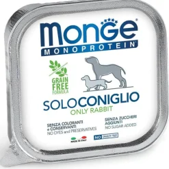 Monge Monoprotein Solo Coniglio Cibo Umido Per Cani Adulti 150g