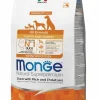 Monge Natural Superpremium All Breeds Anatra con Riso e Patate Cibo Secco Cani Cuccioli Sacco 2,5 Kg
