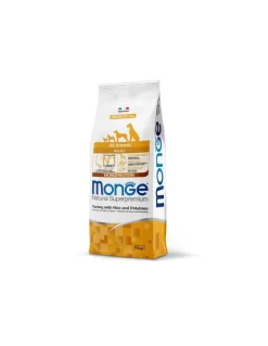 Monge Natural Superpremium Monoprotein Cibo Secco Tacchino Riso E Patate Per Cani Adulti Tutte Le Taglie Sacco 12kg