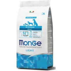 Monge Salmone E Riso Light Cibo Secco Cani Adulti Sacco 12 Kg