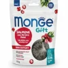 Monge Snack Super M Skin Support Per Cani Adulti Salmone Con Mirtilli Rossi 150g