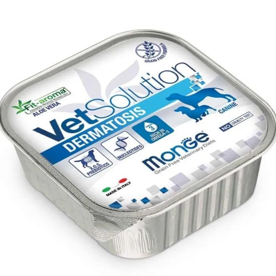 Monge VetSolution Dermatosis Linea Veterinaria Cibo Umido Cani 150g