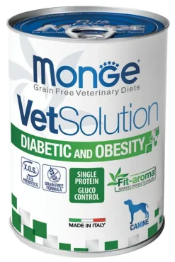 Monge VetSolution Diabetic And Obesity Canine Lattina 400g