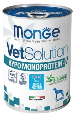 Monge VetSolution Hypo Monoprotein Canine Tonno Lattina 400g