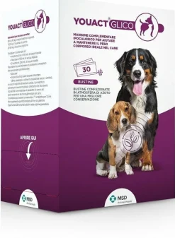 Msd Animal Health Youact Glico Per Cani 30 Bustine