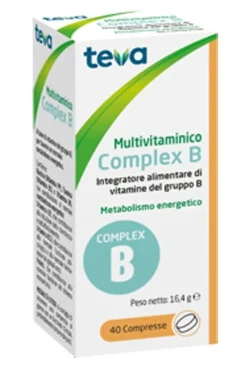 Multivitaminico Complex B Teva 40 Compresse 16,4