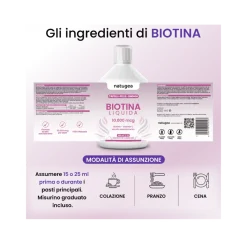 Natugea Biotina Liquida 10.000 mcg 500ml