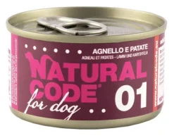 Natural Code 01 Agnello E Patate Cani Adulti Lattina 90g