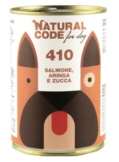 Natural Code For Dog 410 Salmone Aringa Zucca 400g