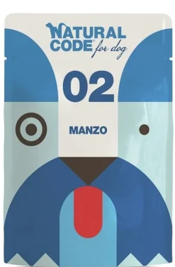 Natural Code 02 Manzo Cani Adulti Busta 300g