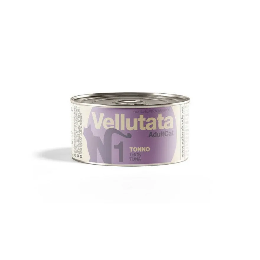 Natural Code N1 Vellutata Tonno Gatti Adulti Lattina 85g