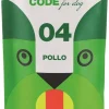 Natural Code 04 Pollo Cani Adulti Busta 100g