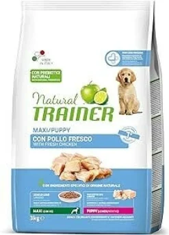 Natural Trainer Cibo per Cani Maxi Puppy Pollo 3kg