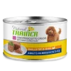 Natural Trainer Cibo Umido Prosciutto/Riso Per Cani Adulti Taglia Piccola Lattina 150g