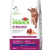 Natural Trainer Crocchette Al Prosciutto Crudo Per Gatti Sterilizzati Sacco 1,5kg