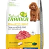 Natural Trainer Crocchette Manzo/Riso Per Cani Adulti Taglia Piccola Sacco 7kg