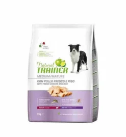 Natural Trainer Crocchette Pollo Cane Maturity Medium 3Kg