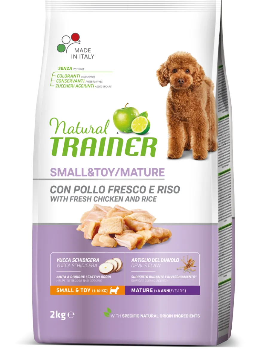 Natural Trainer Crocchette Pollo Fresco Per Cani Adulti Taglia Piccola Sacco 2kg
