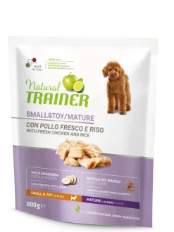 Natural Trainer Crocchette Pollo Fresco Per Cani Adulti Taglia Piccola Sacco 800g