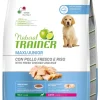 Natural Trainer Crocchette Pollo Fresco Per Cuccioli Taglia Grande <24Mesi Sacco 3kg