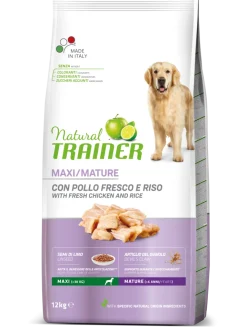 Natural Trainer Crocchette Pollo Per Cani Adulti Taglia Grande Sacco 12kg