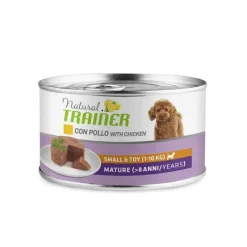 Natural Trainer Maintenance Mature Con Pollo Cani Adulti Taglia Mini Lattina 150g