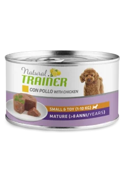 Natural Trainer Maintenance Mature Con Pollo Cani Adulti Taglia Mini Lattina 150g
