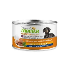 Natural Trainer Sensitive No Gluten Small & Toy Adult con Anatra e Cereali Integrali 150g