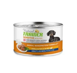 Natural Trainer Sensitive No Gluten Small & Toy Adult con Maiale e Cereali Integrali 150g