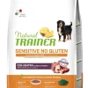 Natural Trainer Sensitive Senza Glutine Crocchette Con Anatra Per Cani Taglia Media/Grande Sacco 3kg