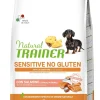 Natural Trainer Sensitive Senza Glutine Crocchette Salmone Per Cani Adulti Taglia Mini 7kg