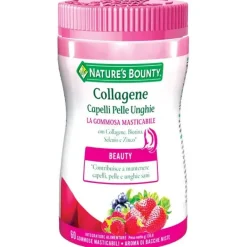 Nature's Bounty Collagene Capelli/Pelle/Unghie 60 Gommose Masticabili