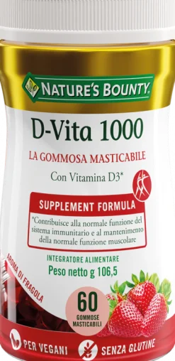Nature's Bounty D-Vita 1000 60 Gommose Masticabili