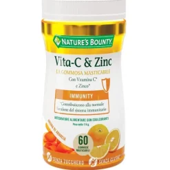 Nature's Bounty Vita-C&Zinc 60 Gommose