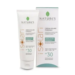 Nature's Solari Crema Solare Minerale Viso E Corpo SPF30 100ml