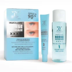 Natur Unique Ialucollagen Borse/Occhiaie XXXS Lozione Tonica da 10 ml + Crema da 30 ml