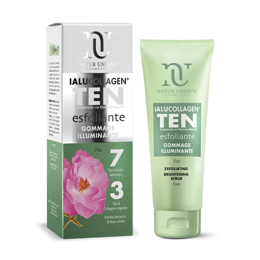 Natur Unique Ialucollagen Ten Gel Esfoliante Gommage Illuminante Viso 100ml