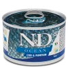 N&D Dog Ocean Cibo Umido Merluzzo E Zucca Per Cani Adulti Taglia Mini 140g