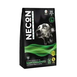 Necon Zero Grain Mantenimento Crocchette Maiale Piselli Per Cani Sacco 12Kg