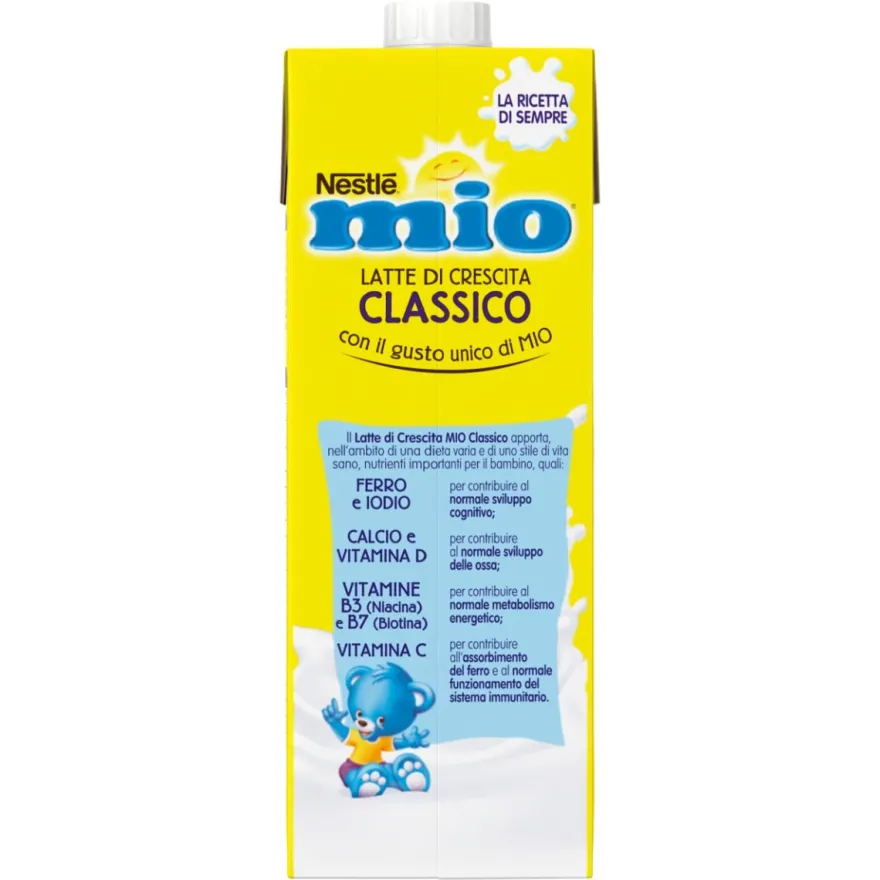 Nestlé Mio Latte Di Crescita Classico Liquido Brick 1 Litro
