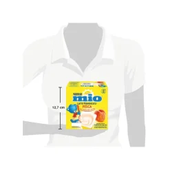 Nestlé Mio Merenda Latte Fermentato Pesca 4 Vasetti Da 100g