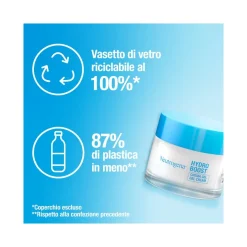 Neutrogena Crema Gel Hydro Boost Crema Idratante Viso con Acido Ialuronico 50ml