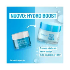 Neutrogena Hydro Boost Acqua Gel Crema Idratante Viso con Acido Ialuronico 50ml