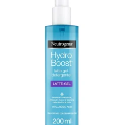Neutrogena Hydro Boost Latte Detergente Gel con Acido Ialuronico Struccante e Idratante 200ml
