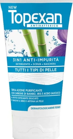 New Topexan Anti Impurità Detergente/Scrub/Maschera 150ml